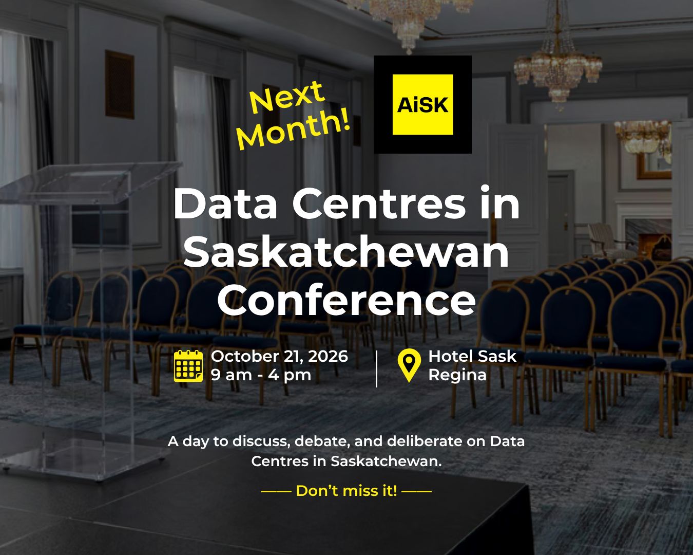 DiSC - Data Centres in Saskatchewan event